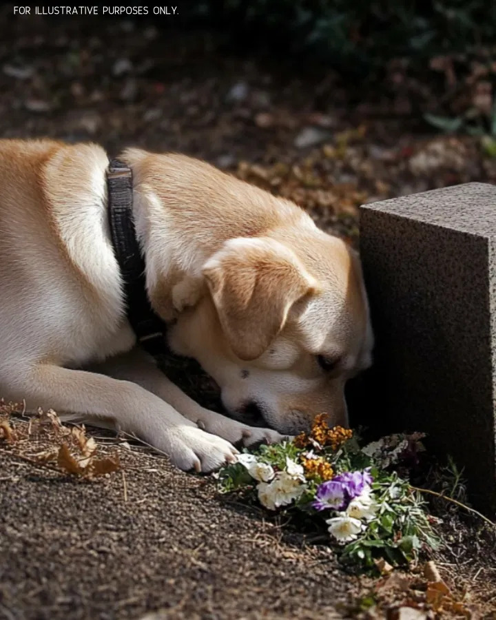 Everyone Thought This Dog Was Grieving for His Owner, Until They Saw WHAT Was Underneath Him