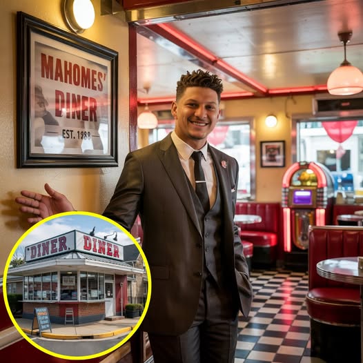 Patrick Mahomes bought the tiny diner that let him eat on credit in college — but what he turned it into now feeds 120 homeless people every day…