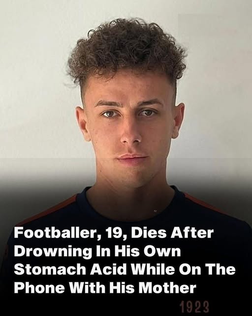 A 19-Year-Old Football Player Drowns In His Own Stomach Acid While Speaking To His Mother On The Phone