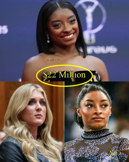 Simone Biles Loses $22 Million New Balance Endorsement After Explosive “Body Slam” Attack on Riley Gaines Sparks Outrage—Fans and Critics Clash Over Star’s Alleged Anti-Woman Stance!