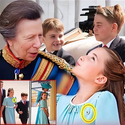 Charlotte Captivates the World in Elegant Teal Dress and Queen’s Gifted Diamond Horseshoe Brooch
