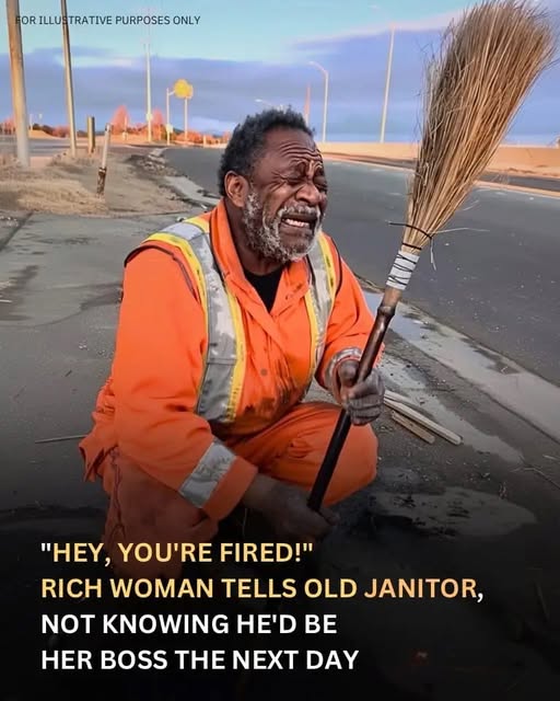 ‘Hey, You’re Fired, Old Man,’ Manager Tells Janitor, Not Knowing He’ll Be Her Boss the Next Day