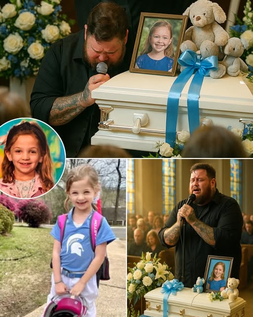He never met her… but she sang his songs every single day — Jelly Roll quietly shows up at 8-year-old fan’s funeral and sings “Save Me” in a moment no one will ever forget Before tragedy struck, little Sarah Marsh never went a day without humming Jelly Roll’s songs — from “Need a Favor” to “Save Me,” she knew every lyric by heart. She once told her mom: “His voice sounds like he understands everything I feel inside.” Her room was covered in Jelly Roll posters. For her last school concert, she wore a T-shirt with his face on it. And on the day her loved ones said goodbye, the man she admired most walked into the chapel, stood beside her tiny casket… and gave her a farewell no one expected. Witnesses said the room went completely silent. One neighbor whispered: “It felt like her favorite song came alive… just for her.”