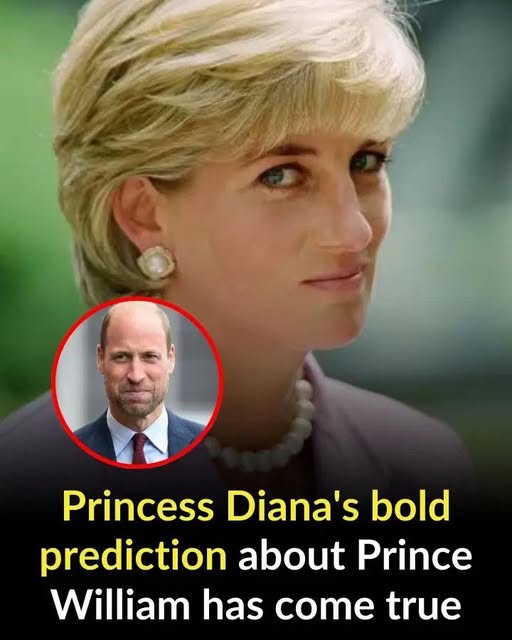 A prediction Princess Diana made about William has come true.