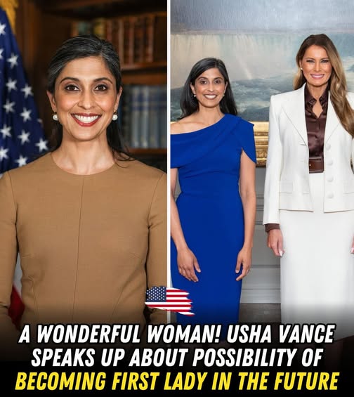 Usha Vance opens up about motherhood, life as Second Lady — And that First Lady question