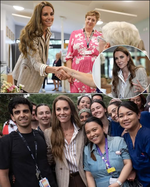 In a rare and quietly powerful moment, Kate Middleton opened up about the hidden toll of her cancer recovery, admitting during a hospital visit, “It’s been really difficult… you’re not able to function normally.” Her words, spoken not from a podium but in hushed conversation beside fellow patients, peeled back the royal curtain to reveal a woman still deep in the fight. Far from the polished public image, Kate’s confession was raw, vulnerable, and deeply human—an acknowledgment that healing isn’t always visible, and strength doesn’t always look like resilience.