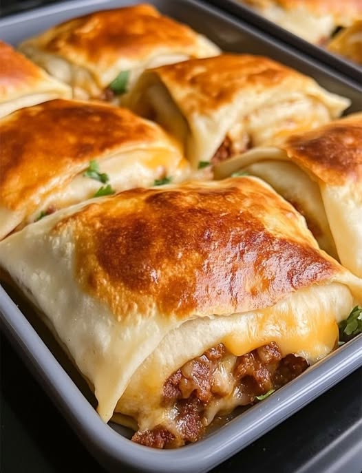 Loaded Cheesy Pocket Tacos Recipe