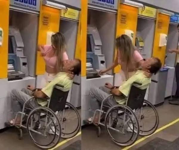 Woman takes her deceased uncle to withdraw money at the… See more