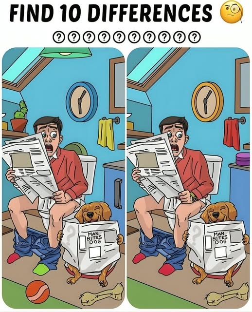 Find 10 differences.