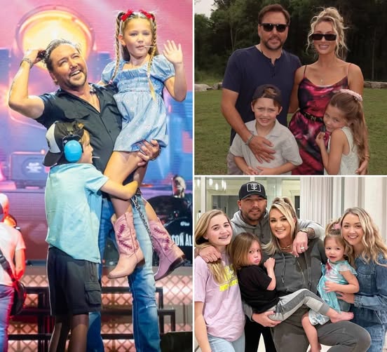 Jason Aldean shocked everyone in Salt Lake City when his two youngest children, Memphis and Navy, suddenly joined him onstage during the final minutes of his concert. The two kids, just 6 and 7 years old, waved shyly at the crowd as Aldean knelt to hug them in front of thousands of fans. Brittany Aldean was seen watching from the sidelines, but her facial expression caught in fan videos has sparked even more speculation.