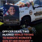 Tragedy Strikes: Officer Dead, Two Injured During Attempt to Remove Woman’s Son – What Went Wrong