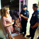 I wasn’t expecting anyone that evening, so when I opened the door and saw two