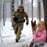 Hearing a girl say, “I’m sorry, Mom…,” a soldier and his dog discovered something that…