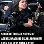 Shocking footage shows ICE agents dragging disabled woman from car less than a week after Renee Nicole Good shooting