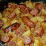 Polish Sausage with Sauerkraut and Potatoes