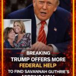 Trump offers more federal help to find Savannah Guthrie’s missing mom
